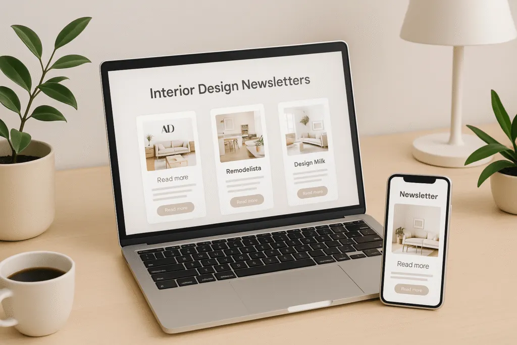 Las mejores newsletters de interiorismo y decoración