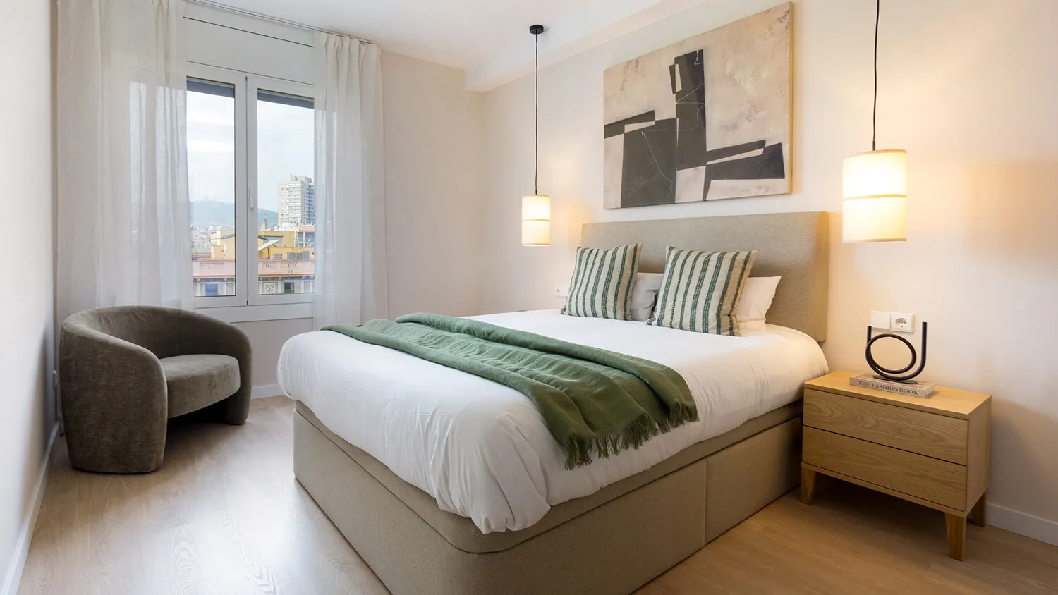 Gran Via II · Decoración de interiores en piso de Barcelona