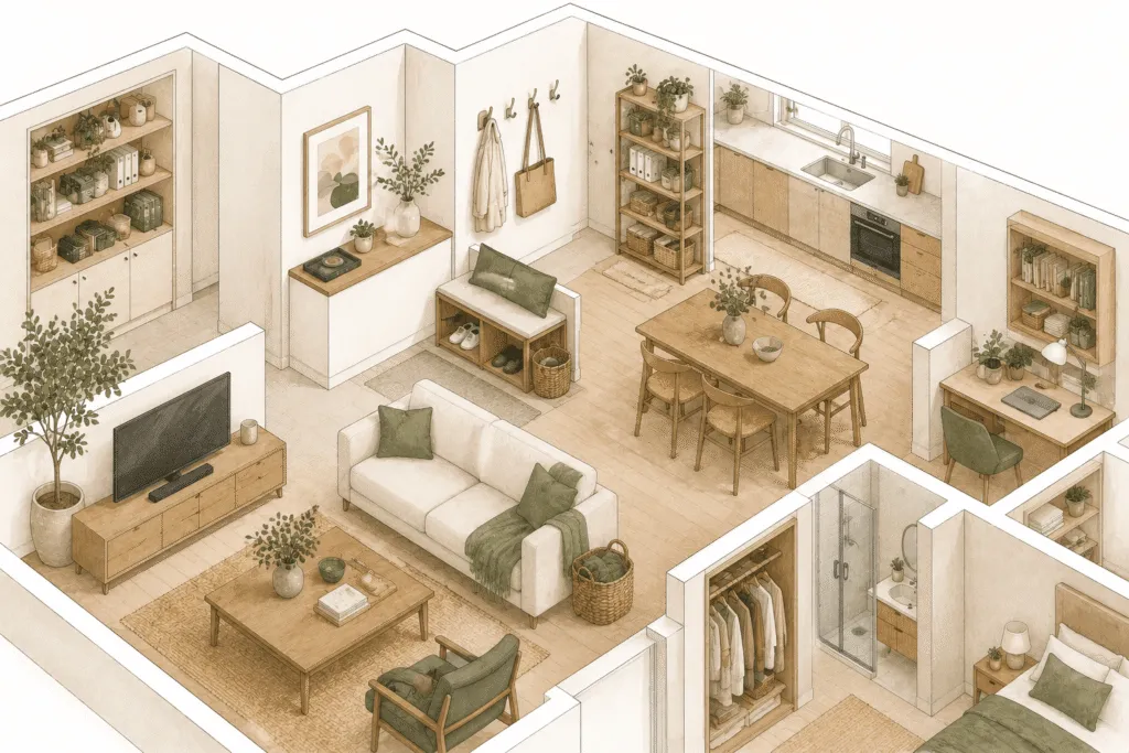 7 ideas para tener una casa más ordenada (sin comprar más armarios)